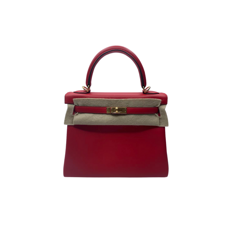 Hermes kelly 25 red best sale